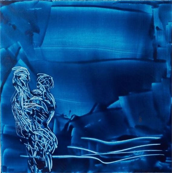 Couple bleu by Tristan Solier, 1995