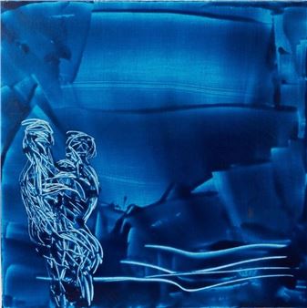 Couple bleu - Tristan Solier