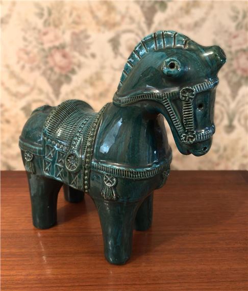 Green Glazed Horse