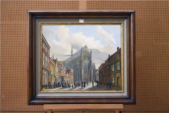 Grote kerk te Haarlem by Johan Haanstra
