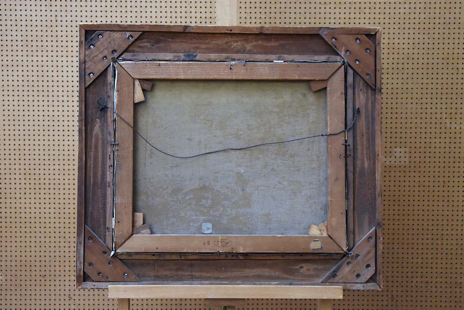 Artwork by Willem Horselenberg, Landschap met wilgen, Made of Olieverf