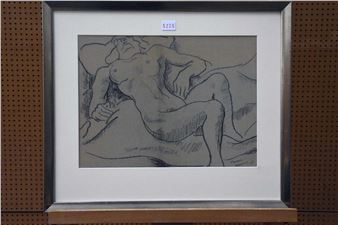 Liggend naakt - Harmen Hermanus Meurs