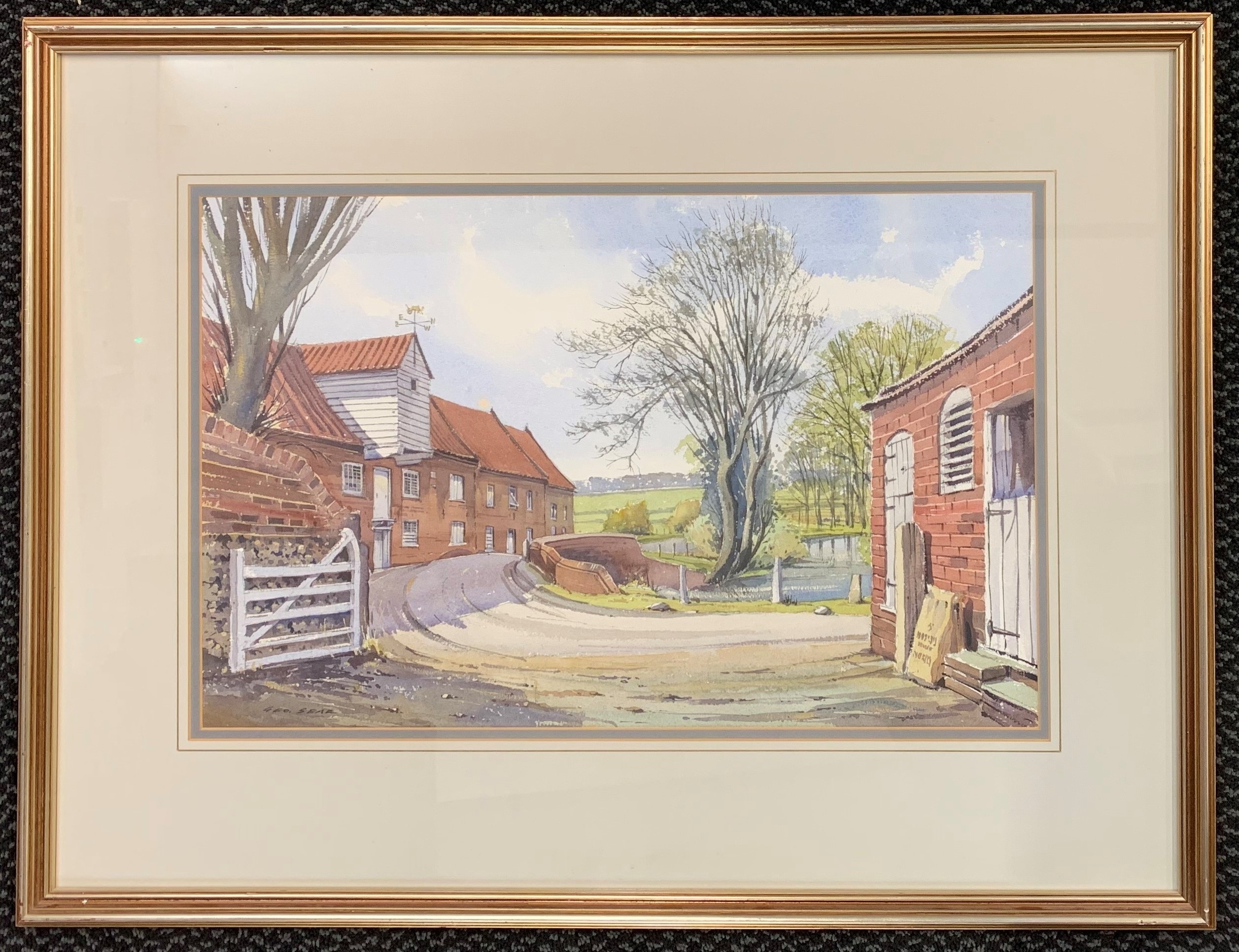 George Sear | A rural scene | MutualArt