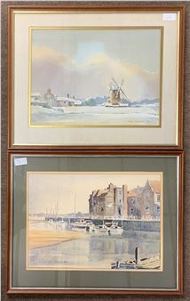 Snow at Cley - Ron Thorne