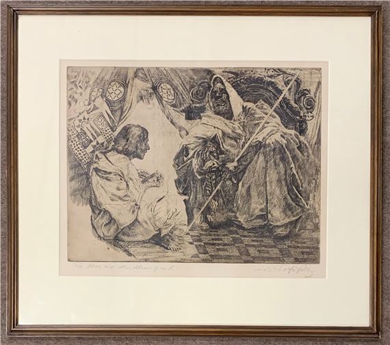 Saul playing for King David by Erich Wolfsfeld