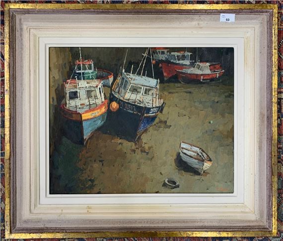Irish Boats by Richard Dack