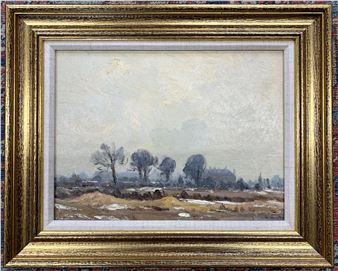 A winter laden landscape - Ian Houston