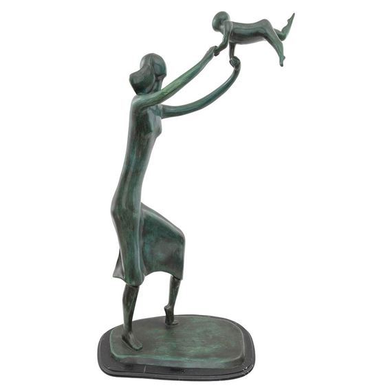 Madre con hijo - Jose Almanzor