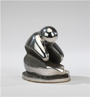 Skulptur Sitzender - Alexander Diepold