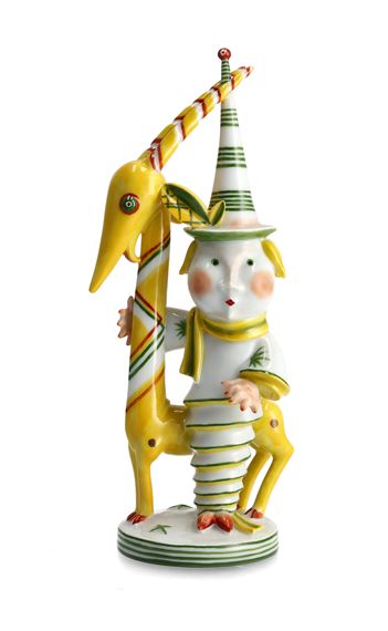 Groteske: Mann mit Antilope by Walter Bosse, 1925