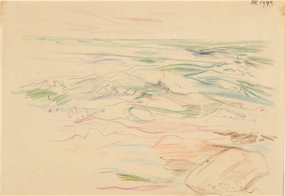 Landscape by Oskar Kokoschka, 1943