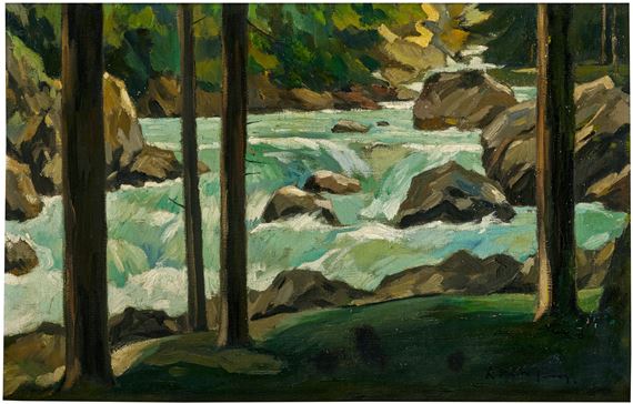 Forest Stream - Leopold Hauer