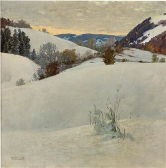 Winter Landscape - Josef Stoitzner