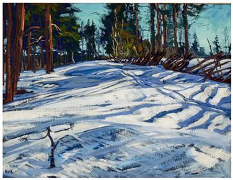 Waldrand (Forest Edge) in Winter - Emil Rizek