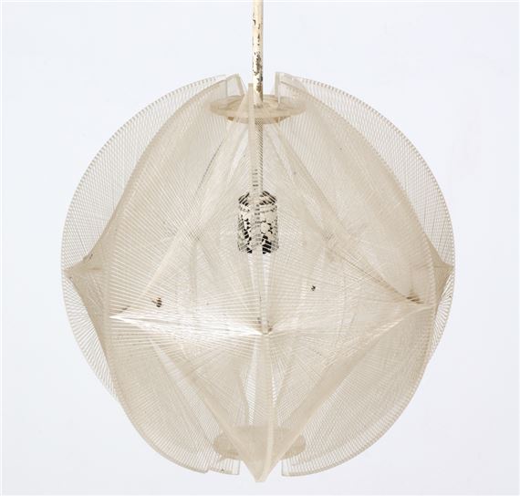PAUL SECON SOMPEX NYLON PENDANT LIGHT C. 1970S - Paul Secon