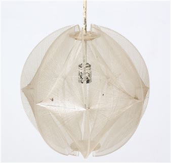 PAUL SECON SOMPEX NYLON PENDANT LIGHT C. 1970S - Paul Secon