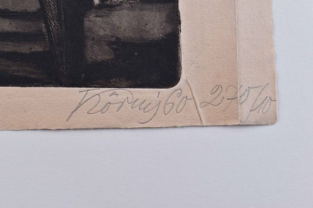 Artwork by Hans Körnig, Dresdner Vogelwiese, Made of Graphic Etching