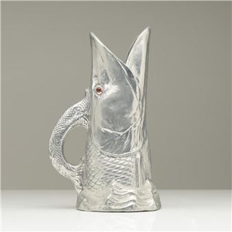 fish form aluminum pitcher - Arthur Court
