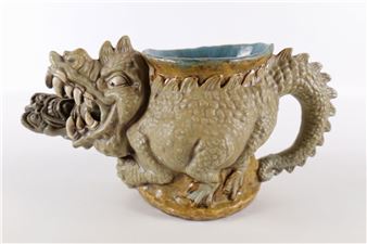 Monster Eating Man Mug - Jim Rumph