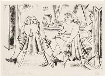 Untitled (Nudes Dressing); Untitled (Ladies at a Dressing Table - Paul Kleinschmidt