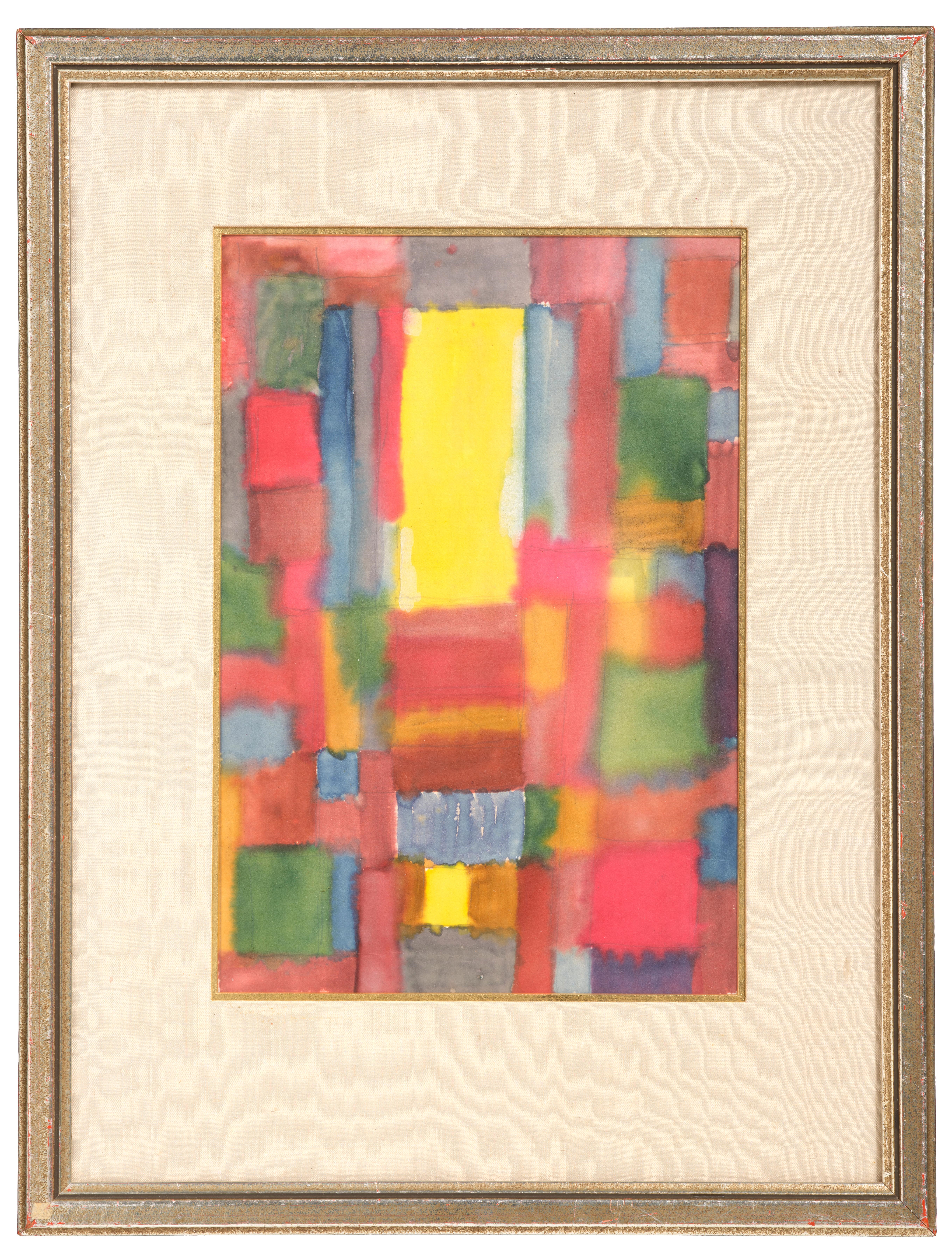 Artwork by Johannes Itten, Licht leuchtet, Made of Watercolour On Paper