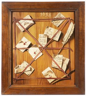 TROMPE L'OEIL WITH LETTERS - Wallerant Vaillant