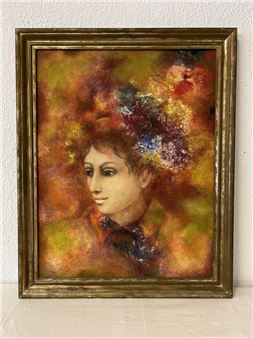 Frauenportrait - Ruth Fendel-Burckhardt