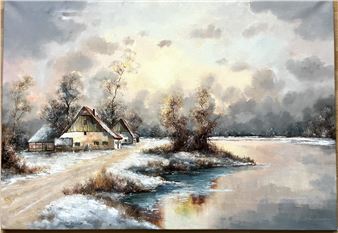 Winterabendsonne - Gerhard Messmer