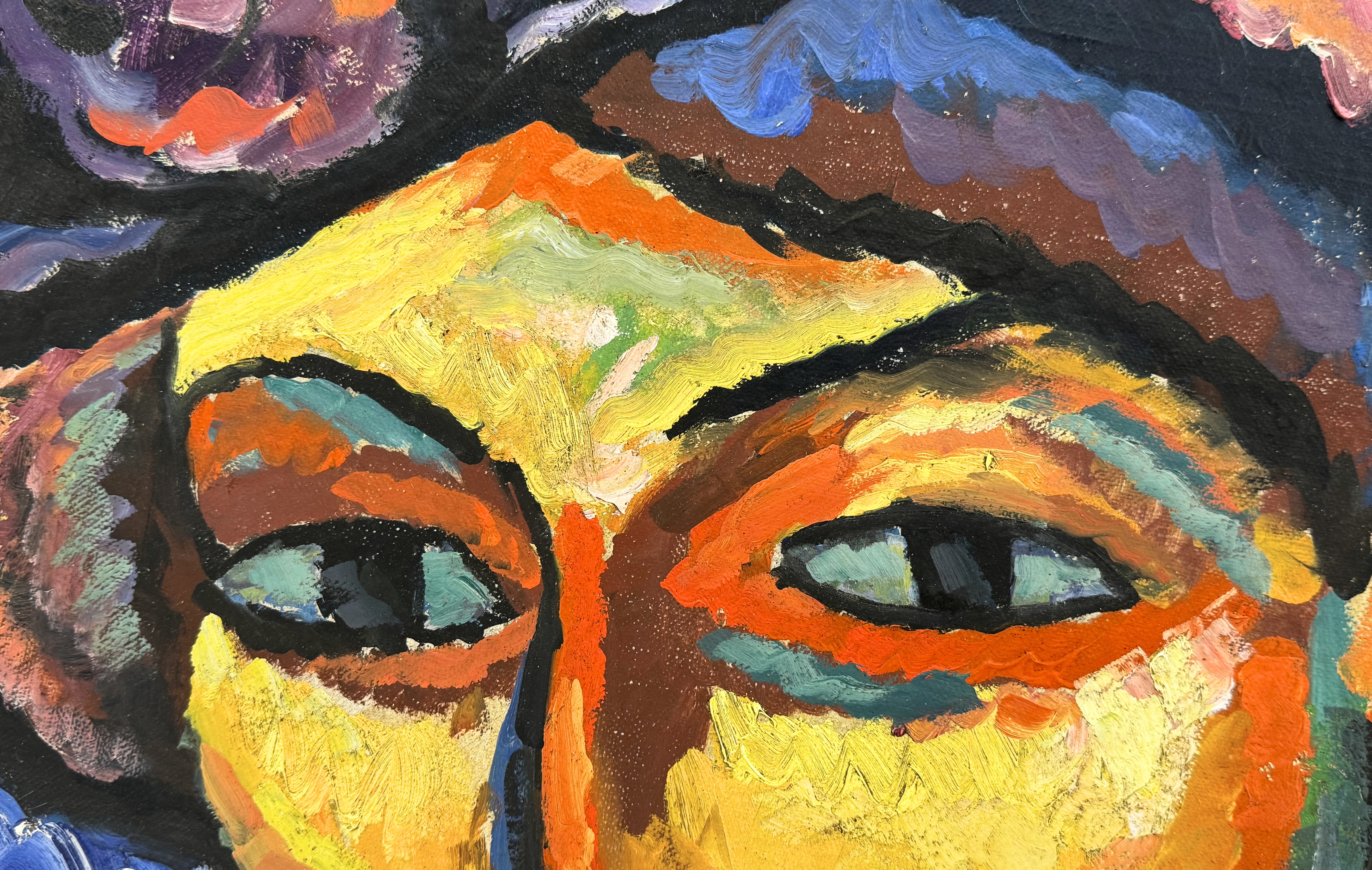 Artwork by Alexej von Jawlensky, Woman with Hat, Made of Oil On Canvas