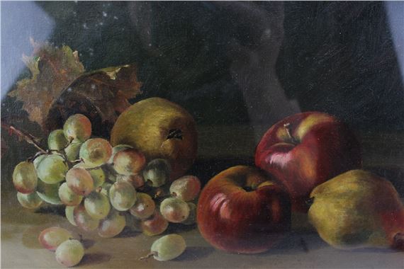 still life fruit scene by Charles Howson Bennett