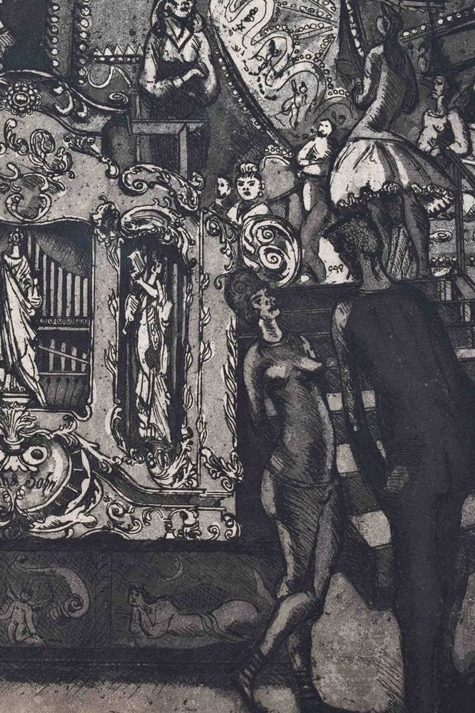 Artwork by Hans Körnig, Dresdner Vogelwiese, Made of Graphic Etching