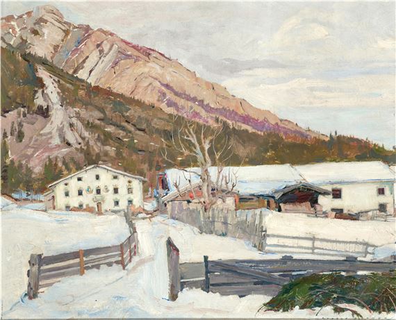 Aus Gschnitz, Tirol (Der Prangerhof by Rudolf Hafner, 1949