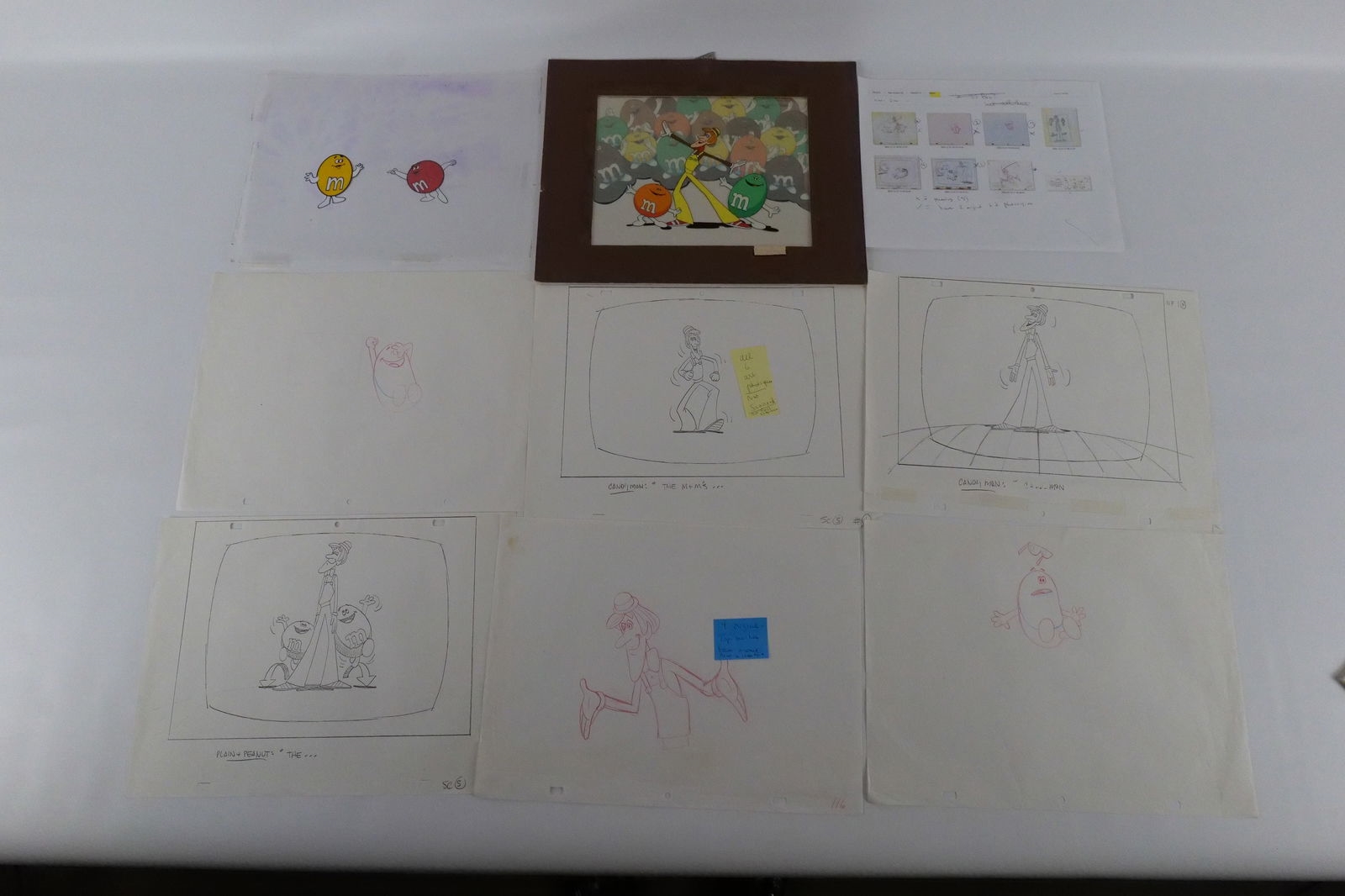 Jack Dazzo | Grouping of Original Animation Art - M&M's Commercial ...