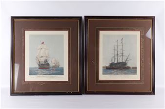 The First Journey of Victory 1778 and The Last Journey of Victory 1922 - Harold Wyllie