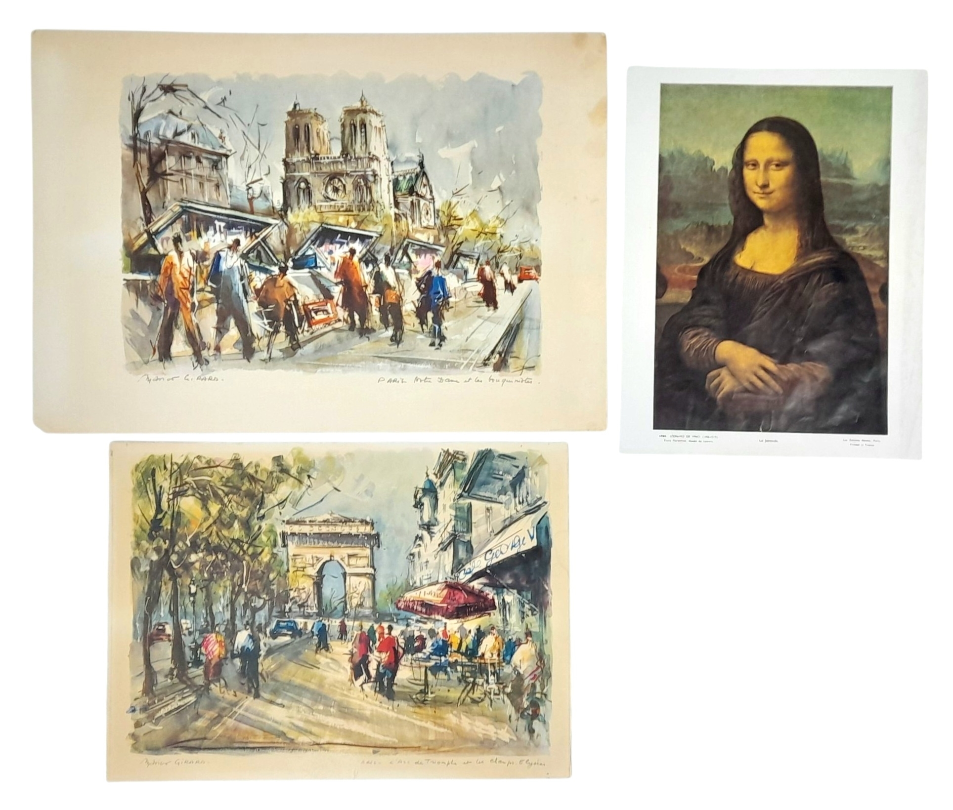 Artwork by Marius Girard, Paris Street-Life, Made of Prints