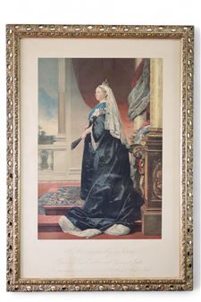 QUEEN VICTORIAN LITHOGRAPH - Heinrich von Angeli