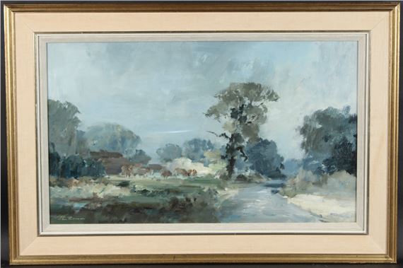 Quiet Lane, Hindsweston, Norfolk by John Burman