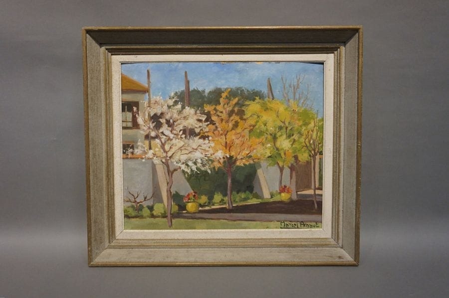 Artwork by Marcel Arnaut, Jardin clos, Made of Oil On Board