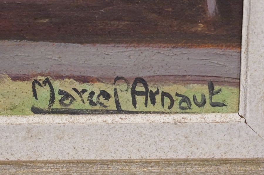 Artwork by Marcel Arnaut, Jardin clos, Made of Oil On Board