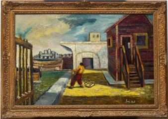 Worker at the port - Joseph Biel