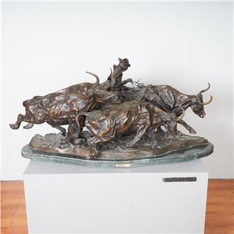 Stampede - Frederic Remington