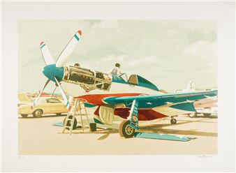 Red White & Blue Mustang - Tom Blackwell