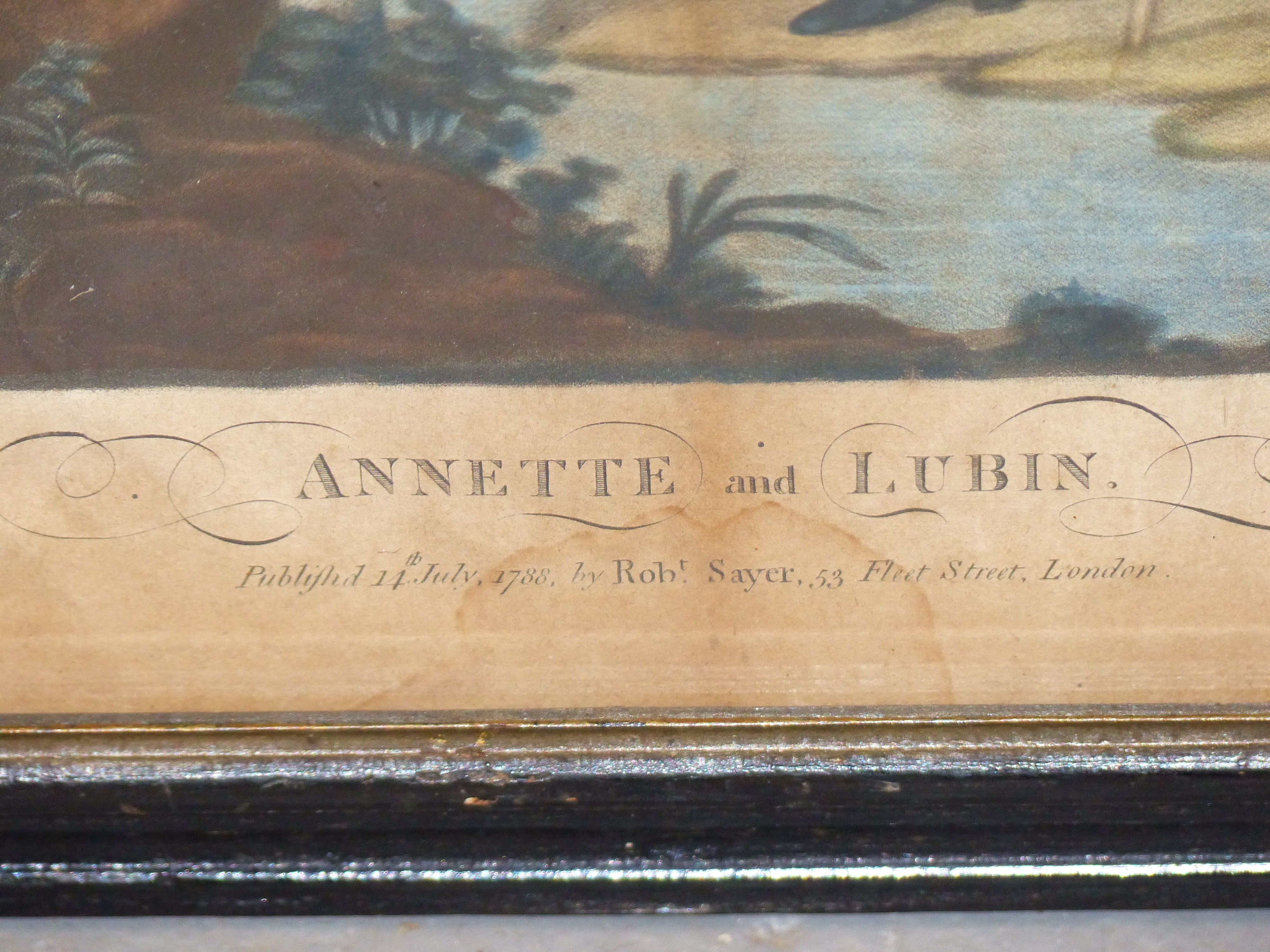 Artwork by Robert Sayer, a boarding school governess and Annette Lubin; Prodigal Son' series, Made of Hand-Coloured Prints