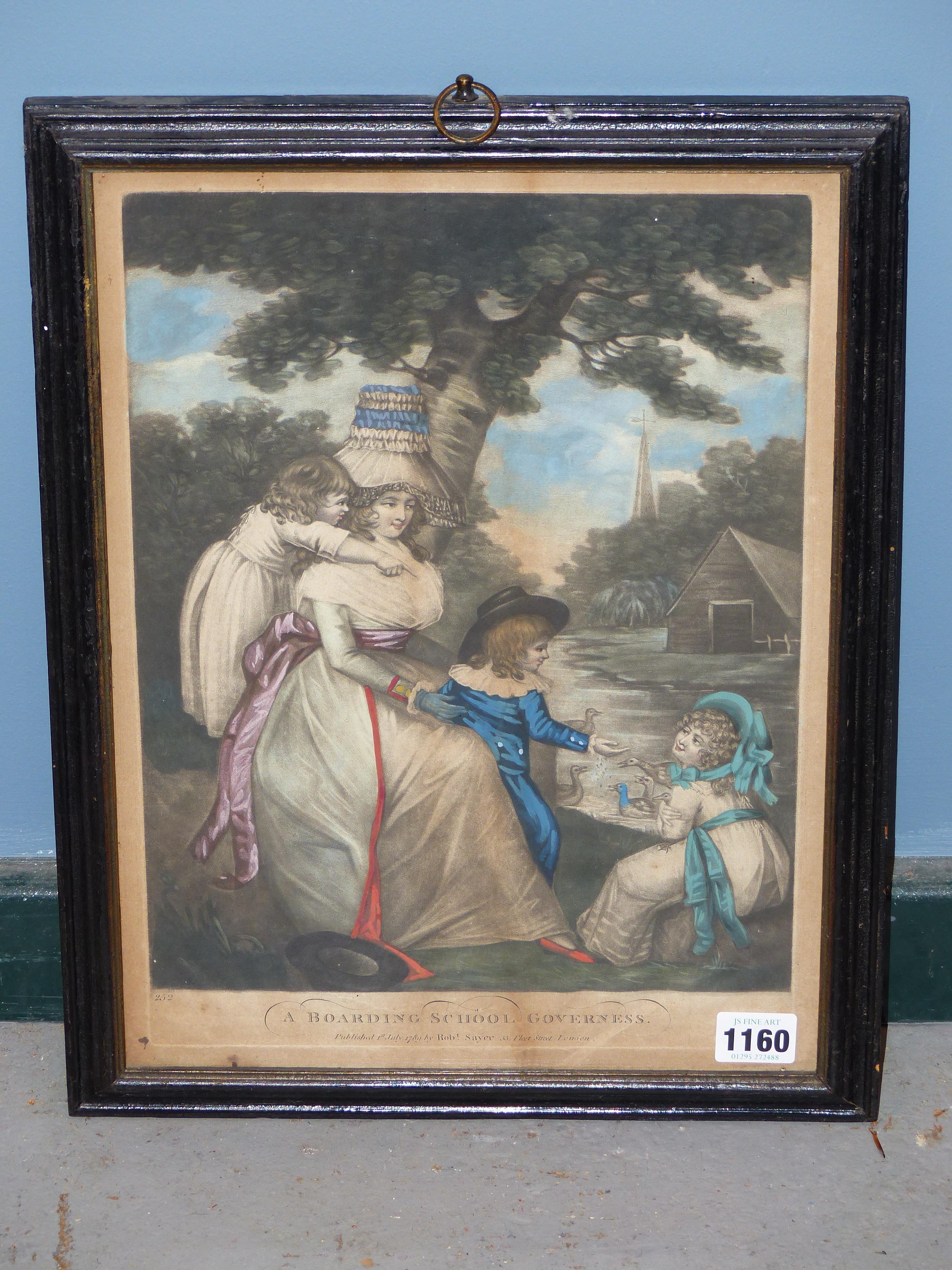Artwork by Robert Sayer, a boarding school governess and Annette Lubin; Prodigal Son' series, Made of Hand-Coloured Prints