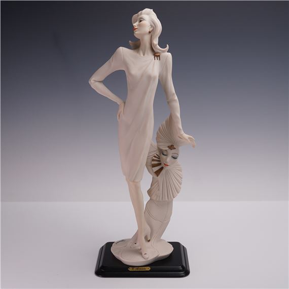 Lady with Mask Face by Giuseppe Armani, 1990