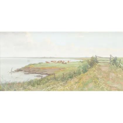 "Langs 't IJsselmeer" - Willem Frederik Noordijk