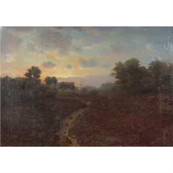 Heide landschap - George Frederik Teijssen