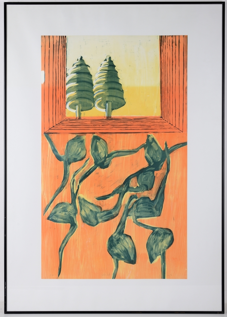 Artwork by Rosa Loy, Gute Luft, Made of Farblichtdruck Auf Leichtem Karton