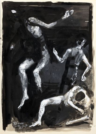 Auffahrt by Volker Stelzmann, 1991