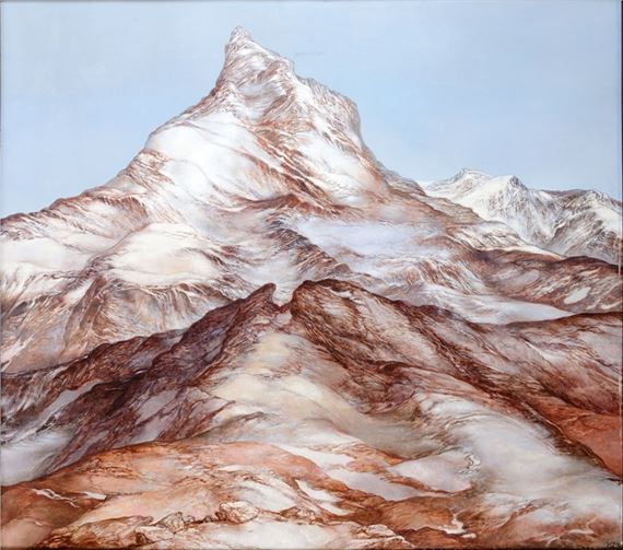 Gebirgslandschaft by Heinz Zander, 1990